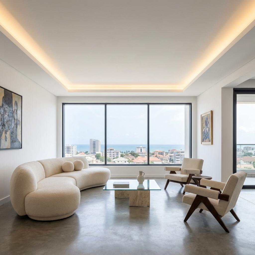 Immersive modern POP ceiling design